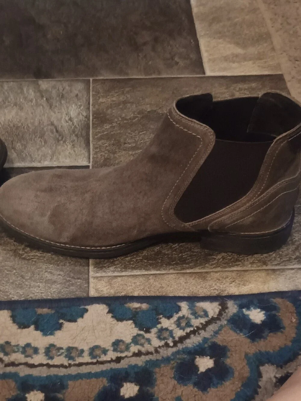 Clarks Men’s Taupe Suede Chukka Boots